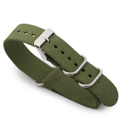 NATO (Zulu) 3-ring watch strap