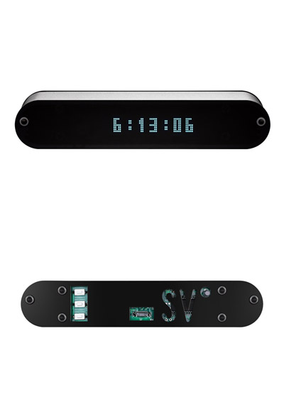 Svalbard 24 hour VFD table clock CL11